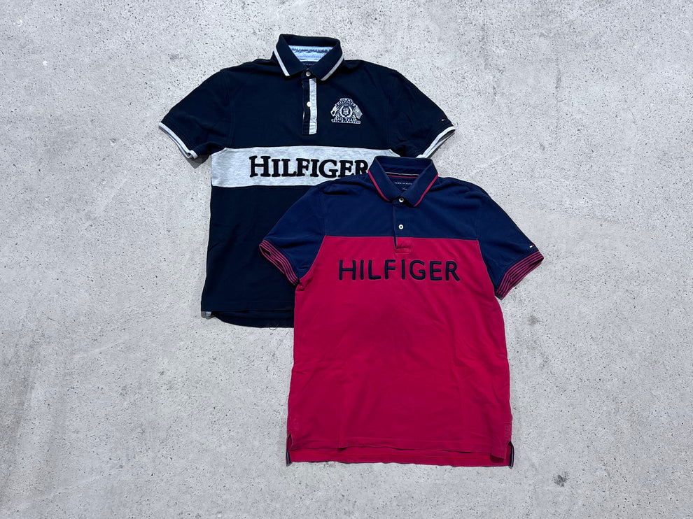 Ralph Lauren & Tommy Hilfiger Polos Grade B – Vintage Wholesale Europe