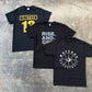 Black Printed Tees
