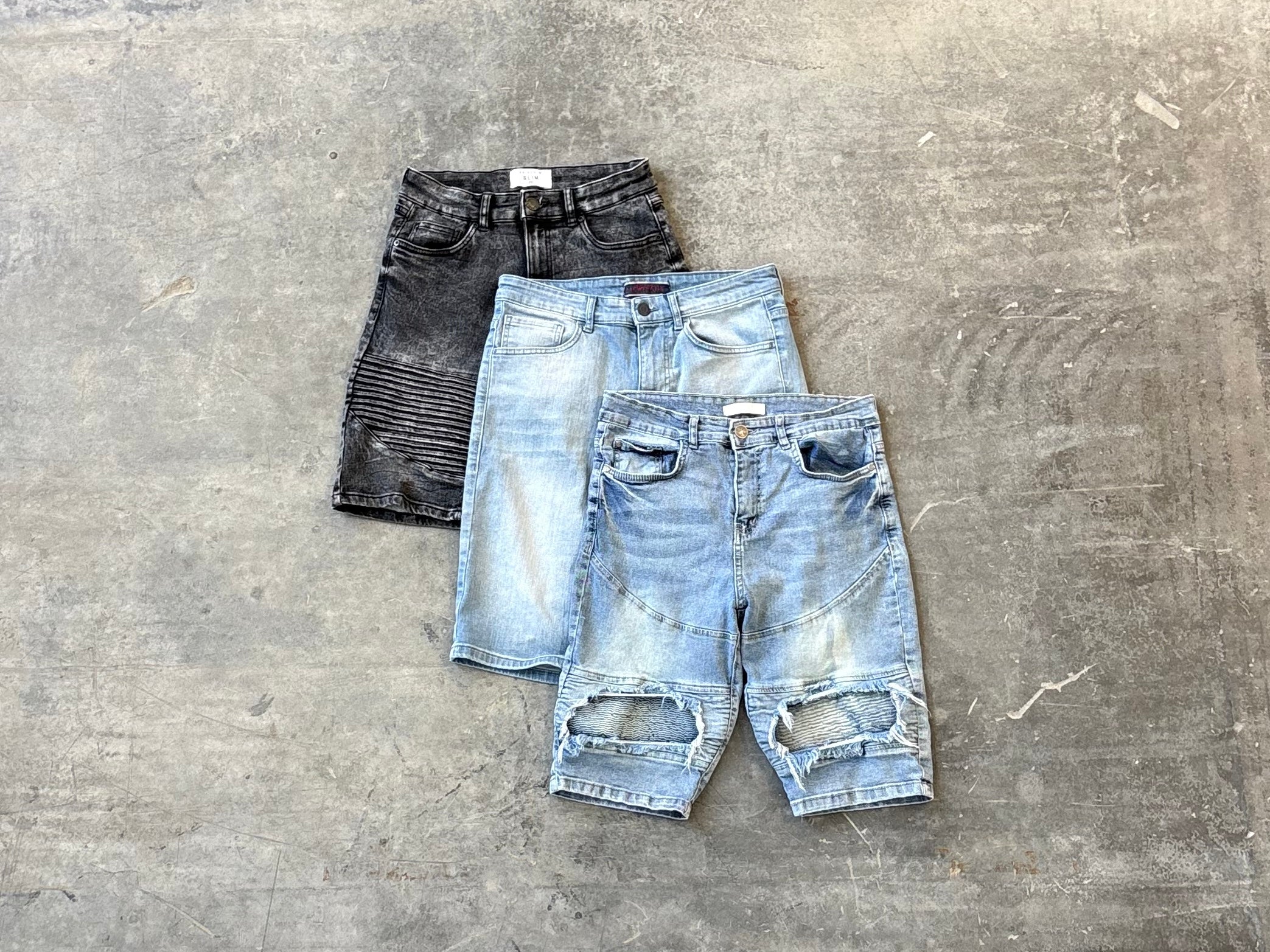 Man Denim Shorts