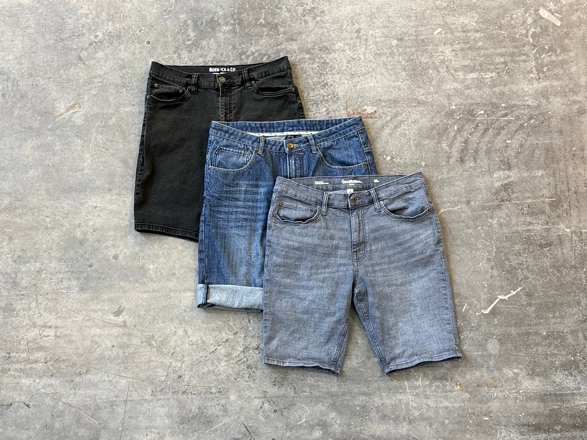 Man Denim Shorts