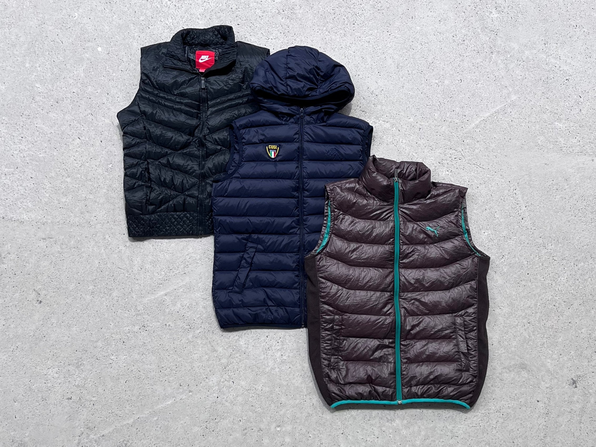 Branded Down Vests