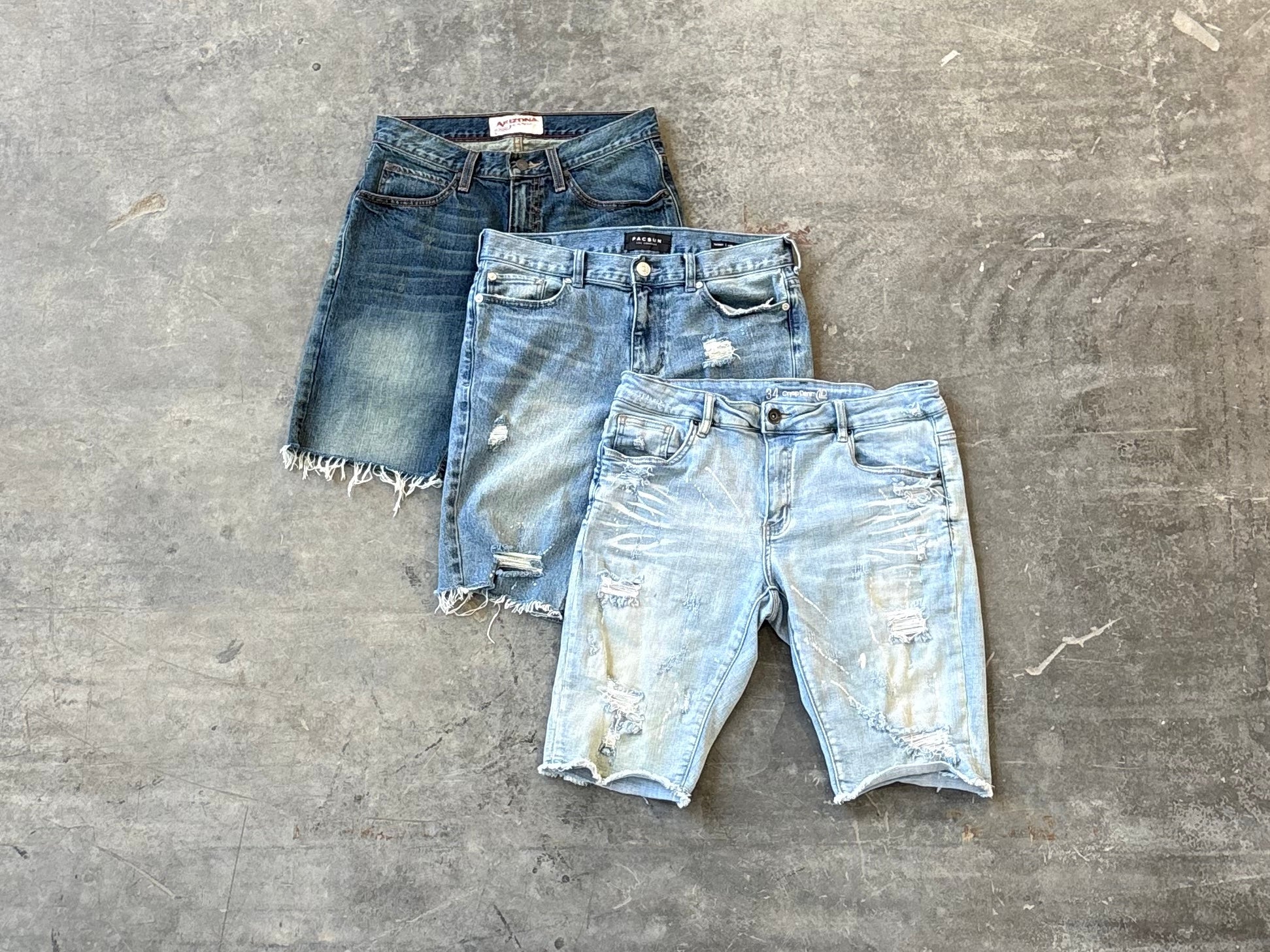 Man Denim Shorts